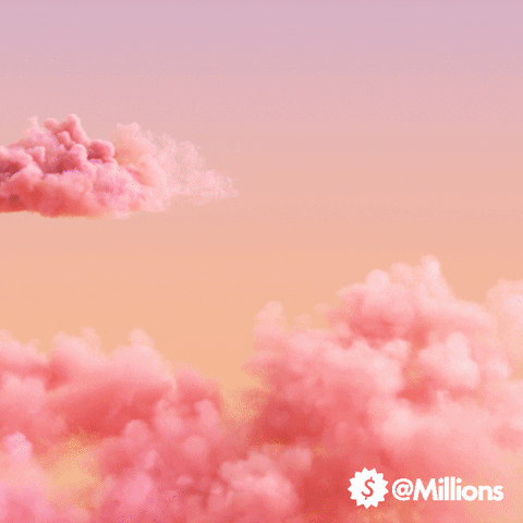 Pink Flying GIF by Millions
