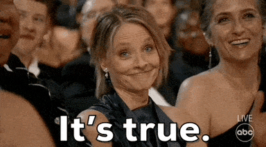 Jodie Foster Oscars GIF by The Academy Awards