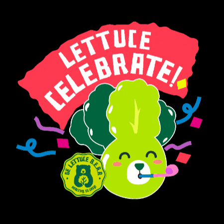 Celebration GIF by De Lettuce B.E.A.R
