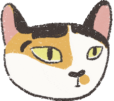 Calico Cat Facepalm Sticker