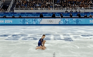 Look At All The Fucks I Give Skating animated GIF