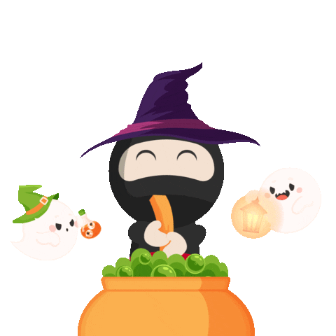 Trick Or Treat Halloween Sticker for iOS & Android