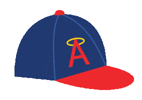 Angels Baseball Sticker