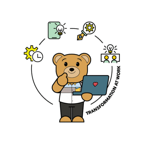 SAM Bear of SGH Sticker