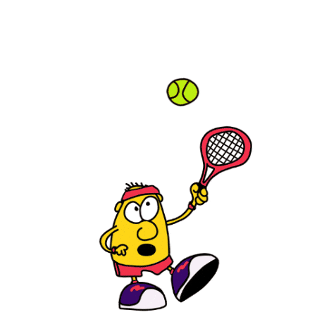 Tennis Fail GIF by Chad Strawderman