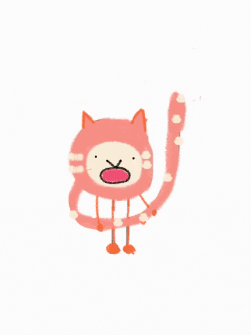 Cat Eating GIF by Kimmy Ramone