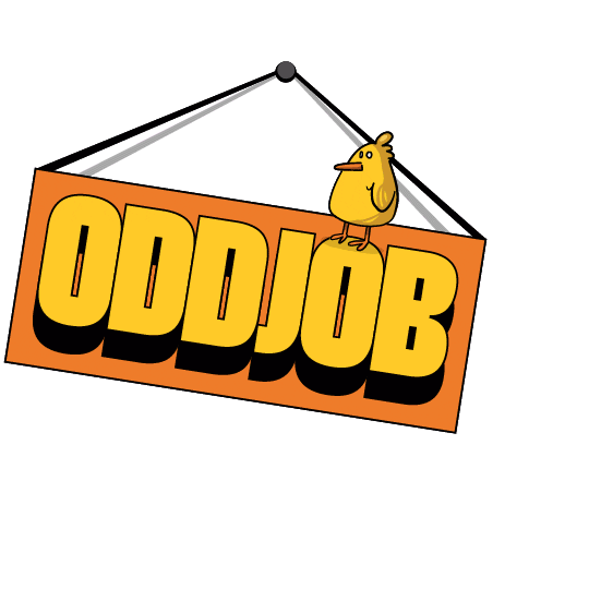 ODDJOB Sticker