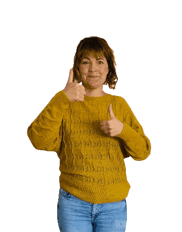 Goed Duimen Sticker by Marjolein