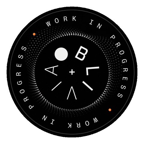 Work In Progress Sticker by Oblivia Digital