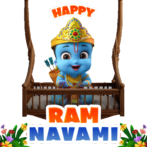 Rama Sriram Sticker by Chhota Bheem