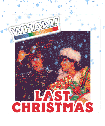 Merry Christmas Sticker by WHAM!