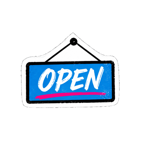 Come In Open For Business Sticker by Cara