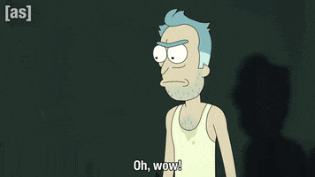 Rick And Morty Wow GIF by Adult Swim