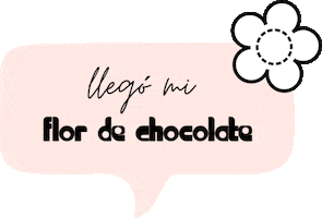 Flower Sticker by Flor de Chocolate