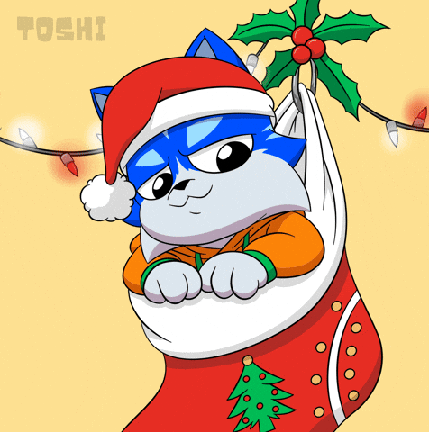 Happy Merry Christmas GIF by Toshithecat