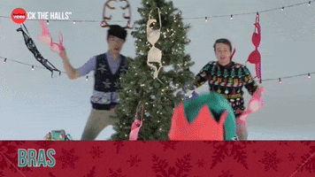 Christmas Bra GIF by BuzzFeed
