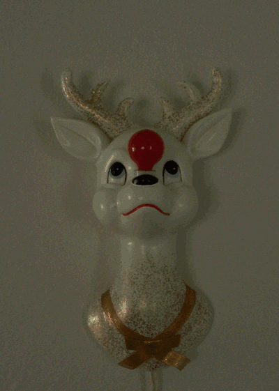 Red Nose Christmas Lights GIF
