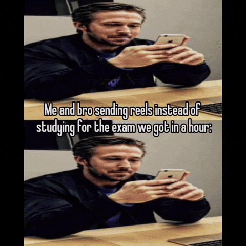 Looking At Phone GIF