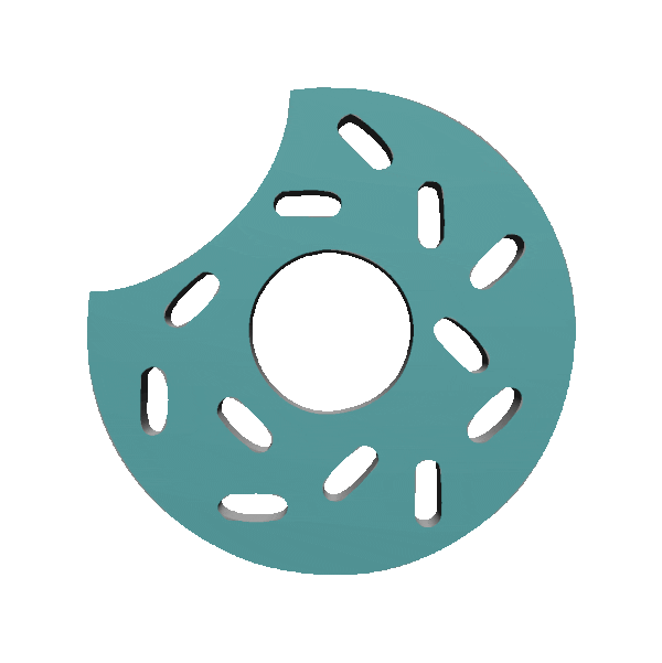 Planet Doughnut Sticker