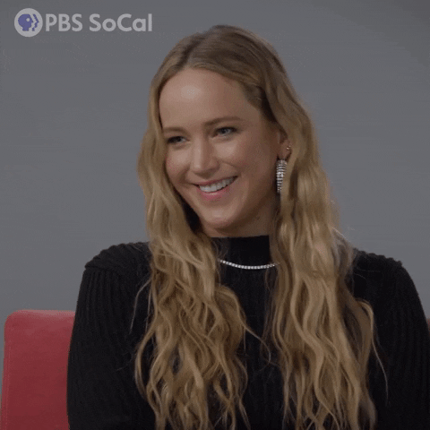 Jennifer Lawrence Smiles GIF by PBS SoCal