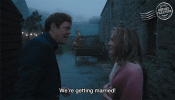 Christmas Wedding GIF by Death In Paradise