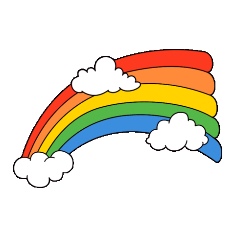 Rainbow Sticker by Erstwilder