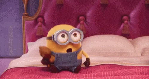 excited minions GIF