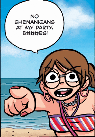 Scott Pilgrim Julie GIF