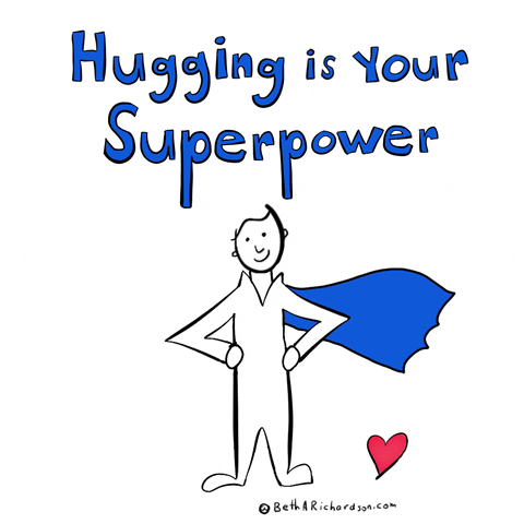 Super Power Hug GIF