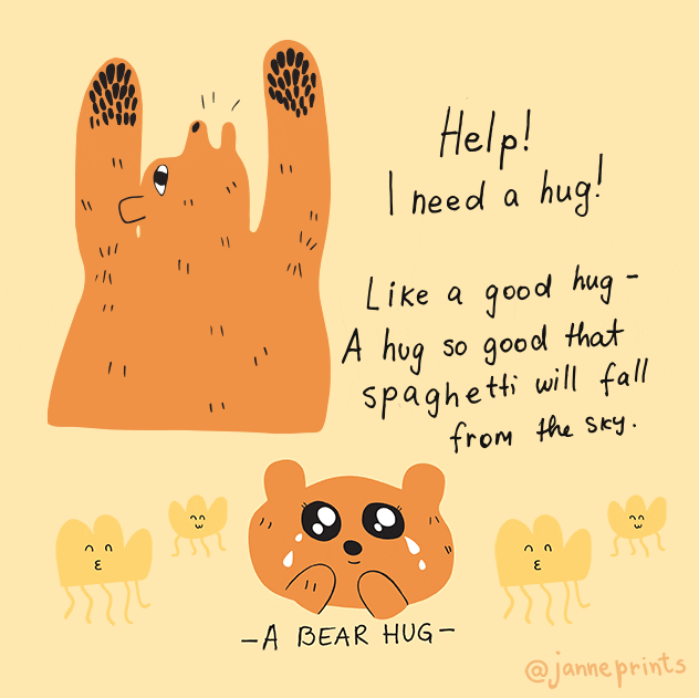 Bear Hug Animated Gif