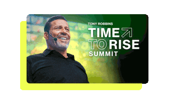 Time To Rise Sticker by Tony Robbins