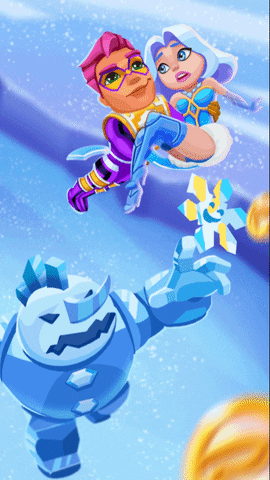 Ice Save GIF by POP! Slots Casino