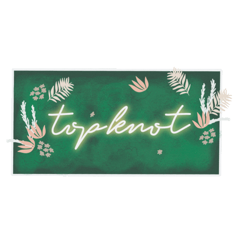 TOPKNOT, Hair Tribe Vibes Sticker