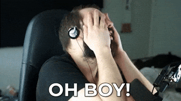 Oh Boy Facepalm GIF