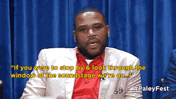 anthony anderson GIF by The Paley Center for Media