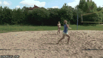 Awkward Volleyball GIF