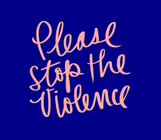 stop the violence love GIF by Denyse