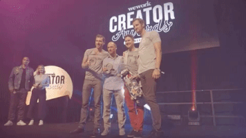winning on stage GIF by WeWork