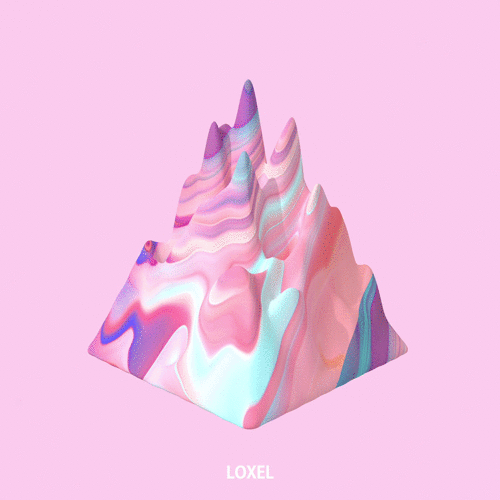 pink cottonwaves GIF by Loxel
