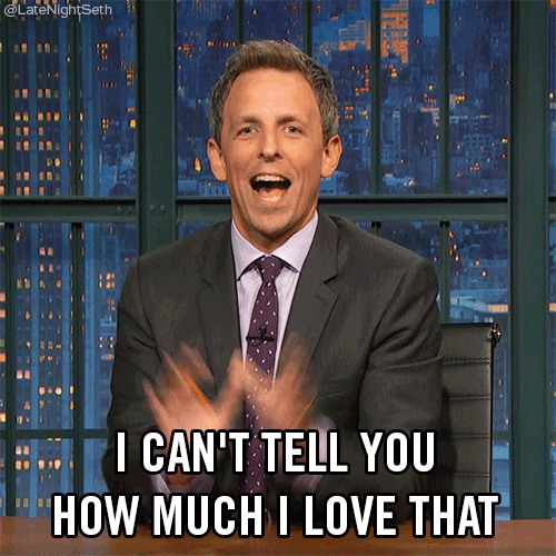 Love This GIF by Late Night with Seth Meyers - Find & Share on GIPHY