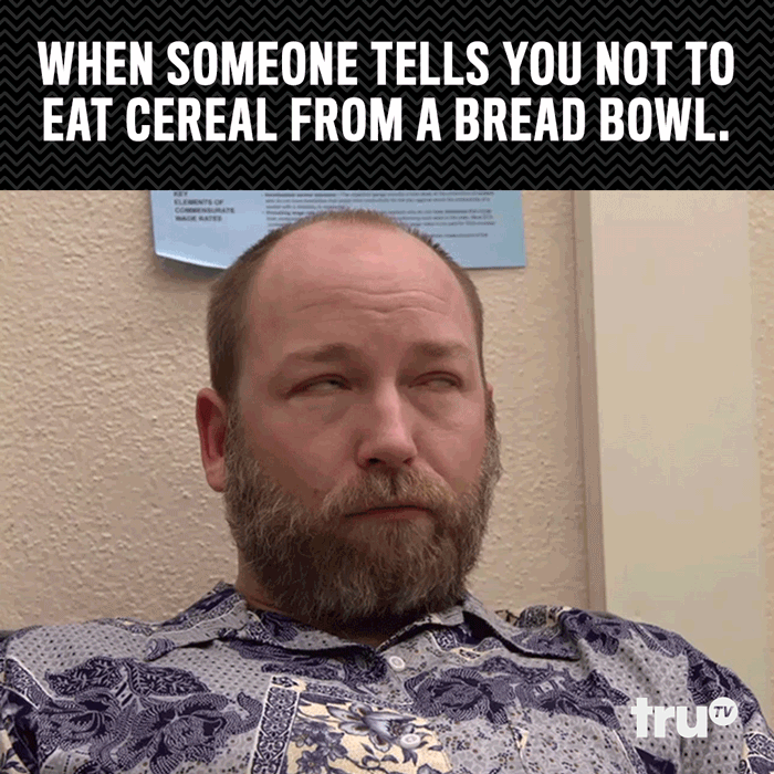 Those Who Can'T Cereal GIF by truTV Find & Share on GIPHY