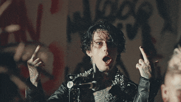 ronnie radke middle finger GIF by Epitaph Records