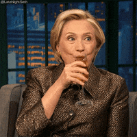 Hillary Clinton Wine GIF by Late Night with Seth Meyers - Find & Share on  GIPHY