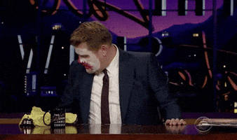 sad makeup GIF by The Late Late Show with James Corden