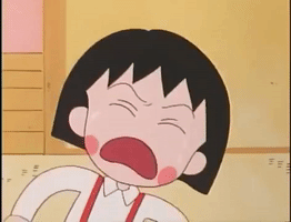 anime japan crying chibi maruko GIF