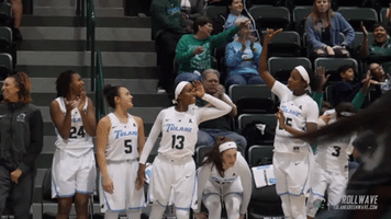 women's basketball GIF by GreenWave