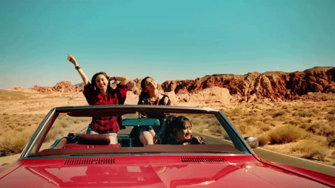 Viaje por carretera con amigas