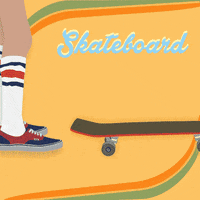 skateboard 70s GIF by marianamachine