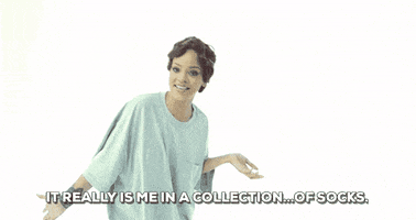It Really Is Me In A Collection Of Socks GIF by Rihanna X Stance