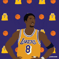 Kobe Bryant Lakers GIF by SiriusXM